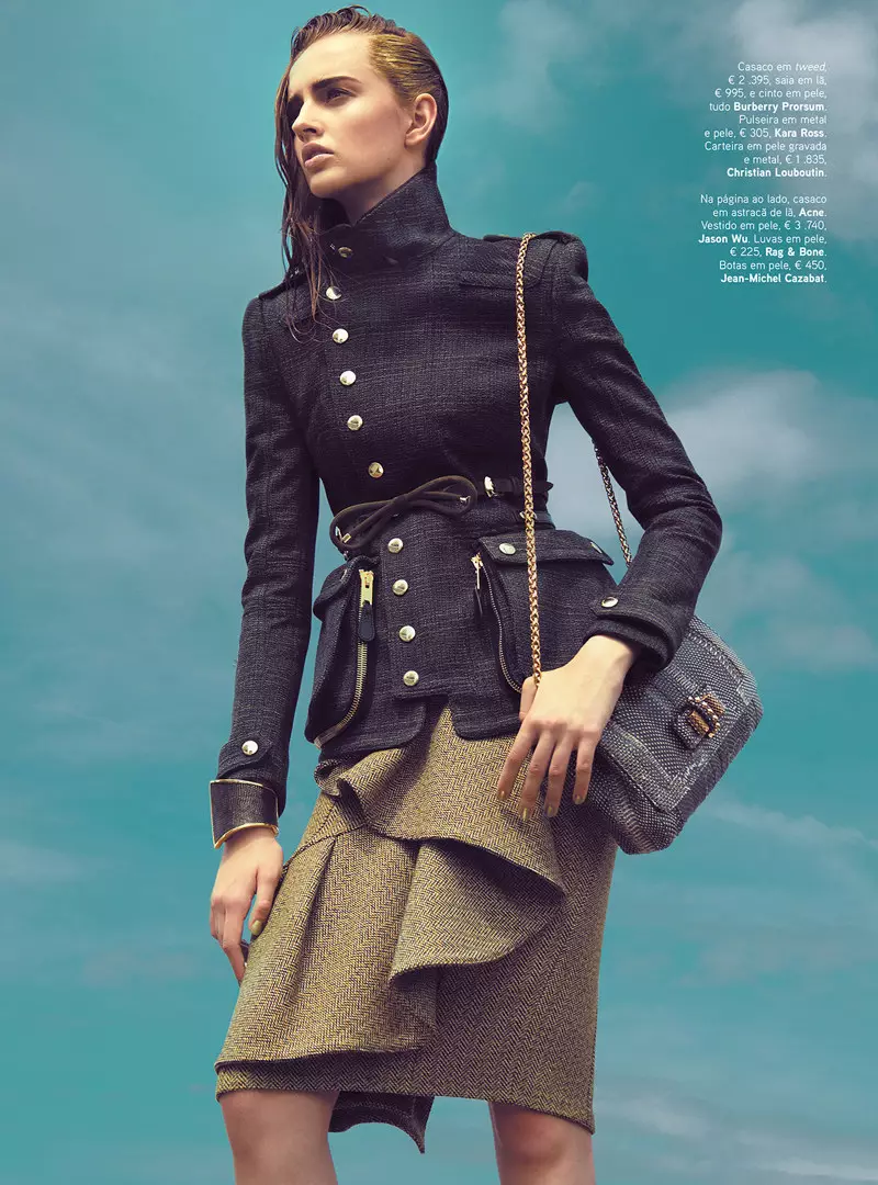 Kevin Sinclair Lenses Military Style para sa Vogue Portugal's September Isyu