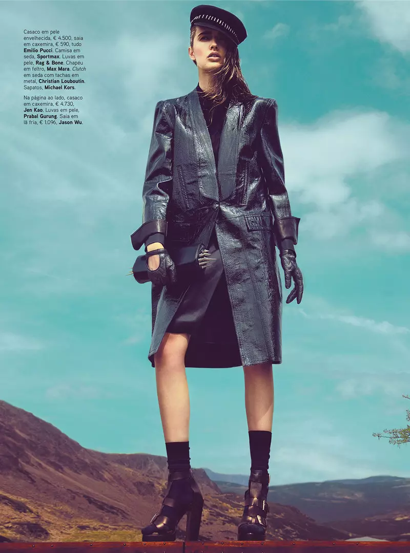 Kevin Sinclair Lenses Military Style para sa Vogue Portugal's September Isyu