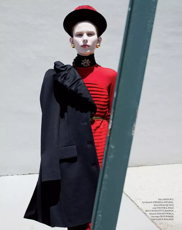 UMonika Sawicka Dons Eccentric Style for Metal Magazine #28 nguMarton Perlaki