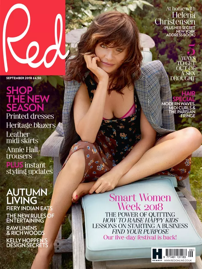 Helena Christensen mannequins Ladylike Styles pour Red Magazine