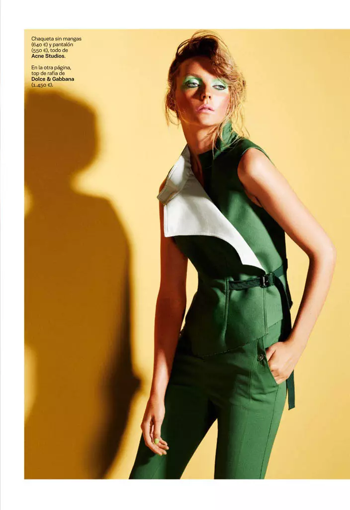 Heather Marks Gets Tropical foar David Roemer yn S Moda juny 2013