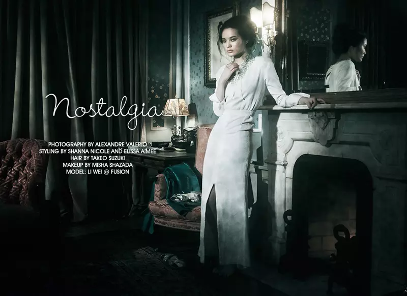 Fashion Gone Rogue සඳහා "Nostalgia" හි Alexandre Valerio විසින් Li Wei