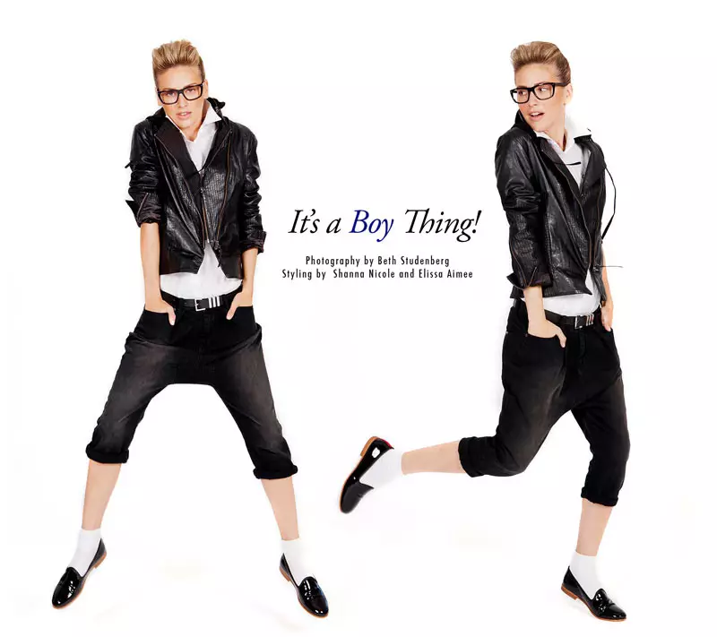 Ashley Perich oleh Beth Studenberg dalam "It's a Boy Thing" untuk Fashion Gone Rogue