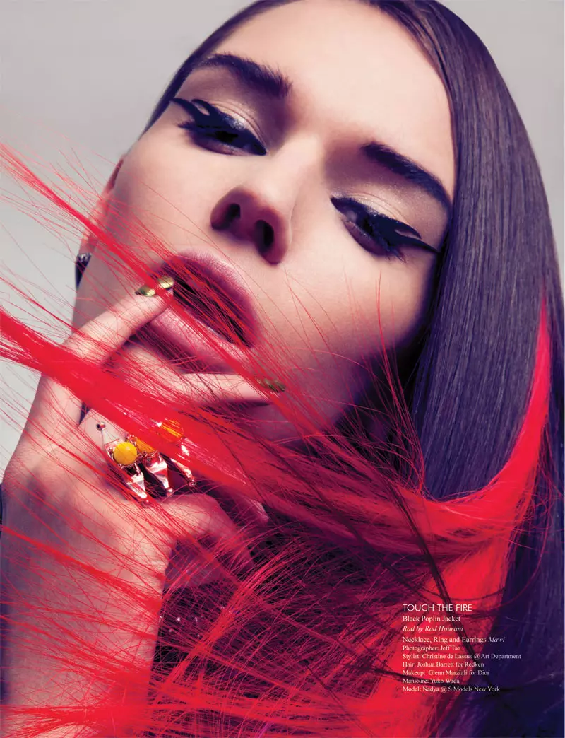 Nadya Trofimova ni Jeff Tse sa "Candy Punk" para sa Fashion Gone Rogue Print