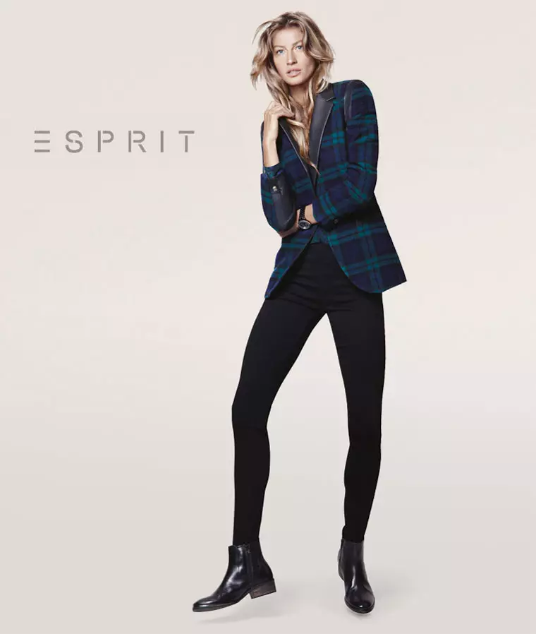 Жизель Бундхен Дэвид Симс тарабынан Esprit's Fall 2012 кампаниясы үчүн спорттук эс алуу стили