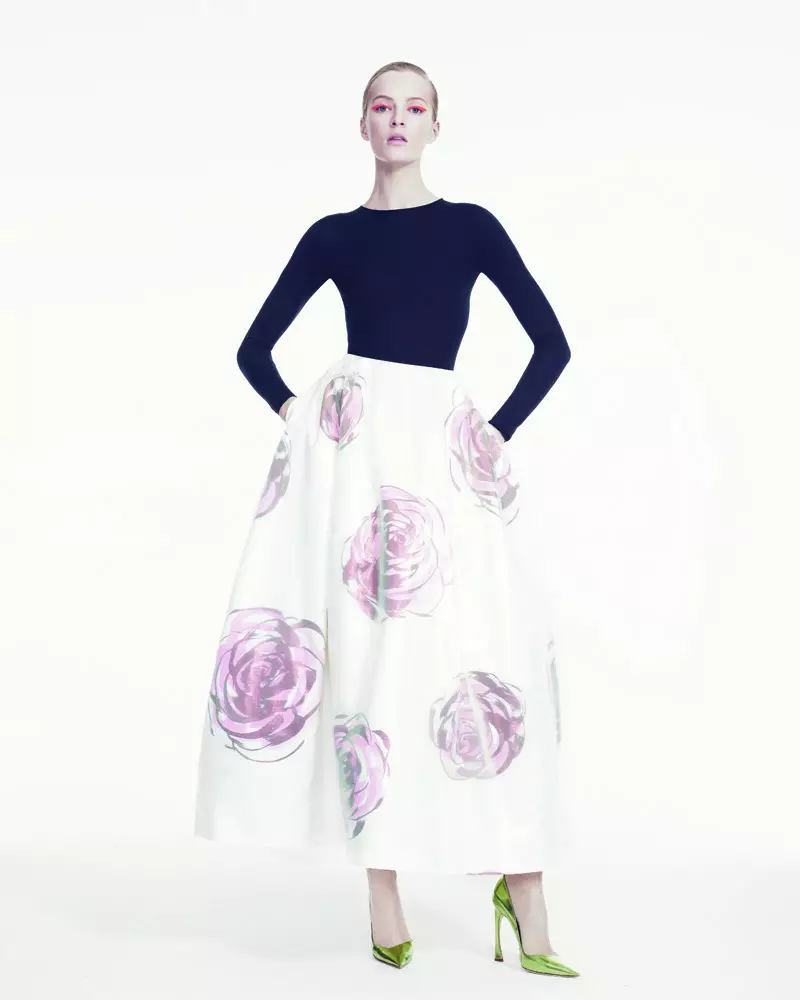 Daria Strokous ได้รับการขัดเกลาใน Dior สำหรับ Bergdorf Goodman โดย Sofia & Mauro