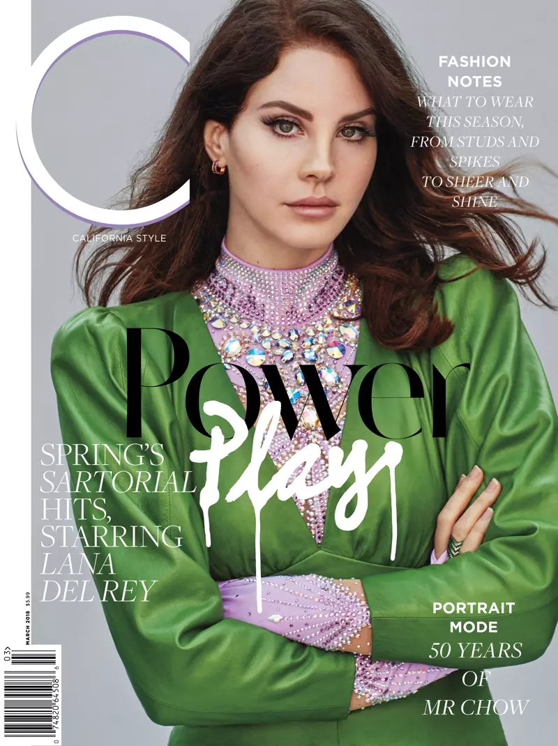 Lana Del Rey pe C Magazine Martie 2018 Coperta