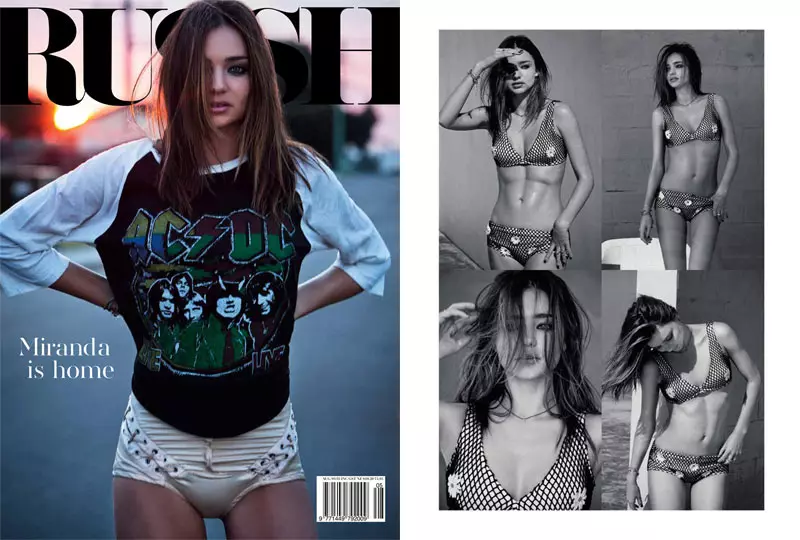 Miranda Kerr Russh Magazine'in Ekim/Kasım 2012 Kapak Hikayesinde Başrolde