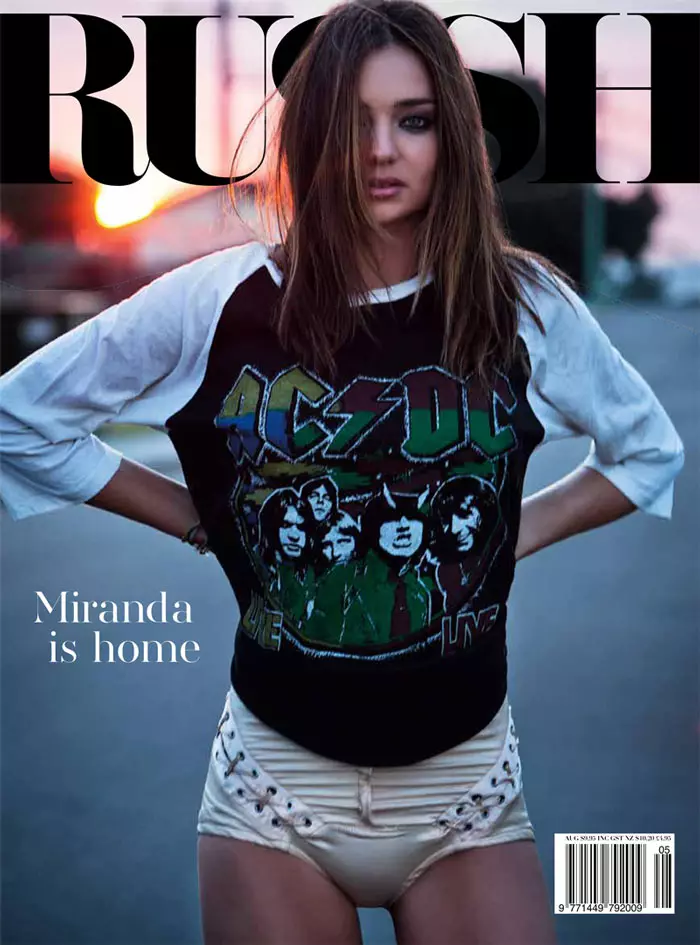 Miranda Kerr Bintang ing Majalah Russh Oktober/November 2012 Cover Story