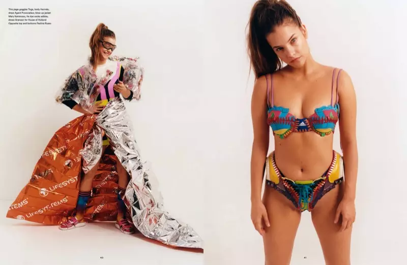 Barbara Palvin pose dans des looks fantaisistes pour EXIT Magazine