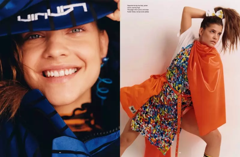 Barbara Palvin poseert in grillige looks voor EXIT Magazine