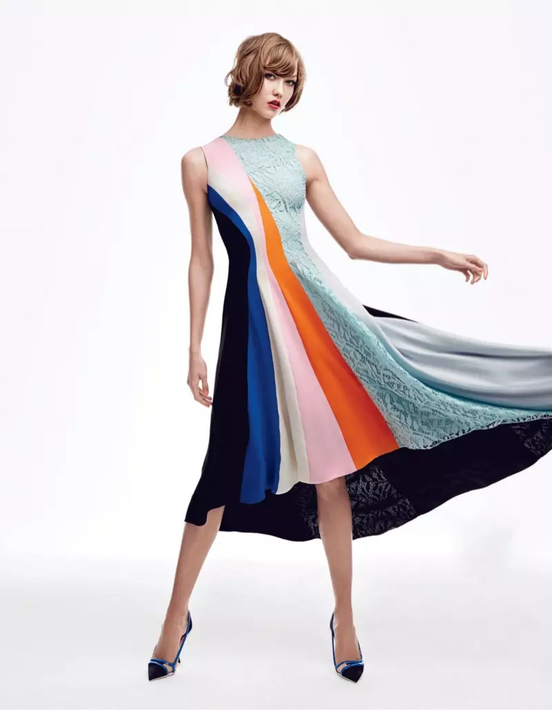 Karlie Kloss Sports Dior za Patricka Demarcheliera u Vogue Japan Shoot