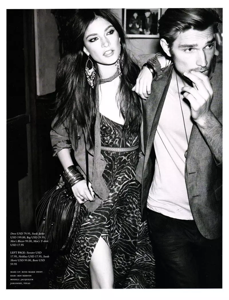 Jacquelyn Jablonski gan Alexi Lubomirski ar gyfer Cylchgrawn H&M Gwanwyn 2011