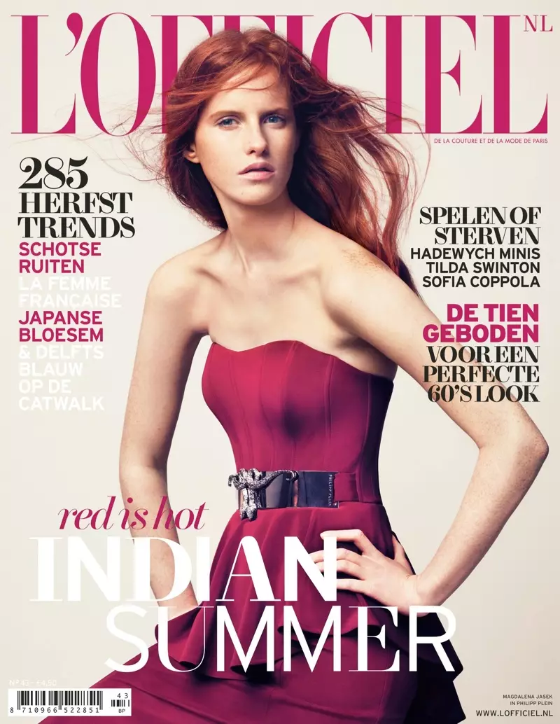 2013 m. rugpjūčio mėn. „L'Officiel Netherlands“ Magdalena Jasek yra gana rožinė