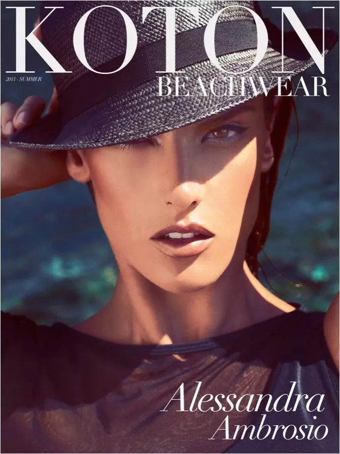 Alessandra Ambrosio ni Koray Birand para sa Koton Spring 2011 Campaign