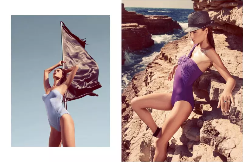 Alessandra Ambrosio av Koray Birand for Koton Spring 2011 Campaign