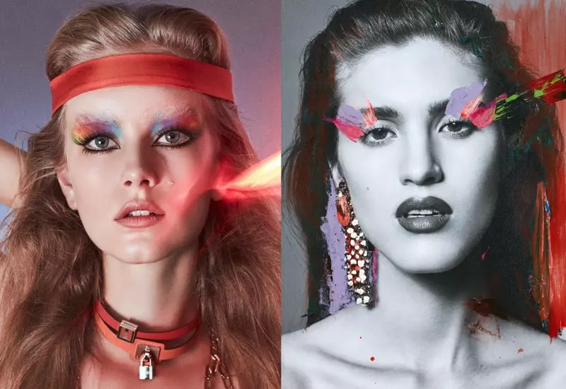 Eva & Petra Modél Bold Beauty pikeun XOXO The Mag