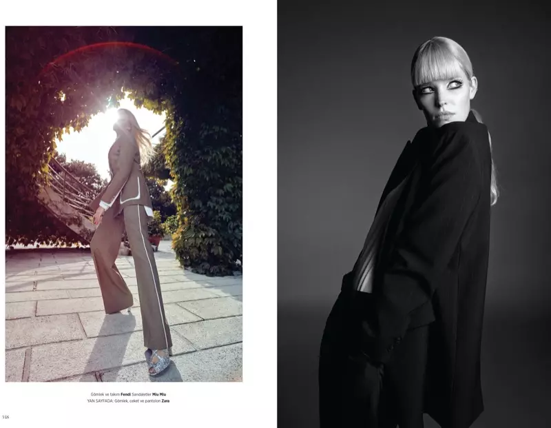 Alisa Ahmann O apere Eclectic o Batla Harper's Bazaar Turkey