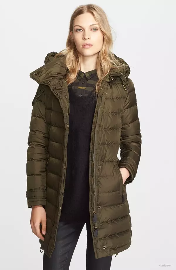 Burberry Brit 'Winterleigh' hooded down jas