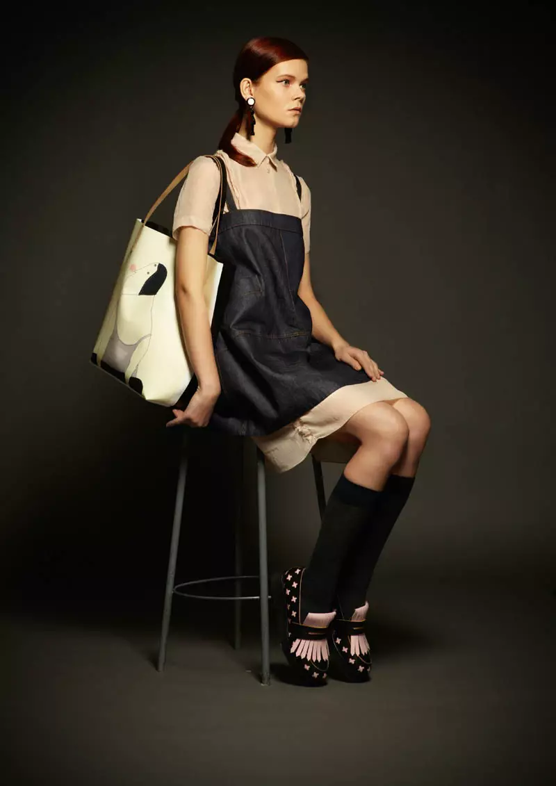 Marni collabore avec l'artiste Romina Quiros sur la collection denim hiver 2013