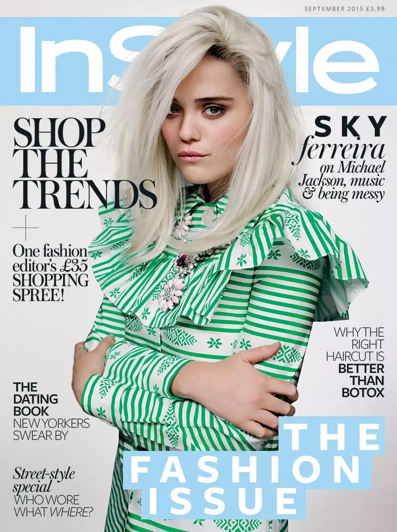 Sky Ferreira InStyle UK Septembar 2015 Cover Shoot05