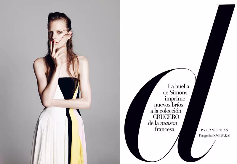 Magdalena Langrova Dons Dior ຊອກຫາ Nagi Sakai ໃນ Harper's Bazaar ປະເທດສະເປນ