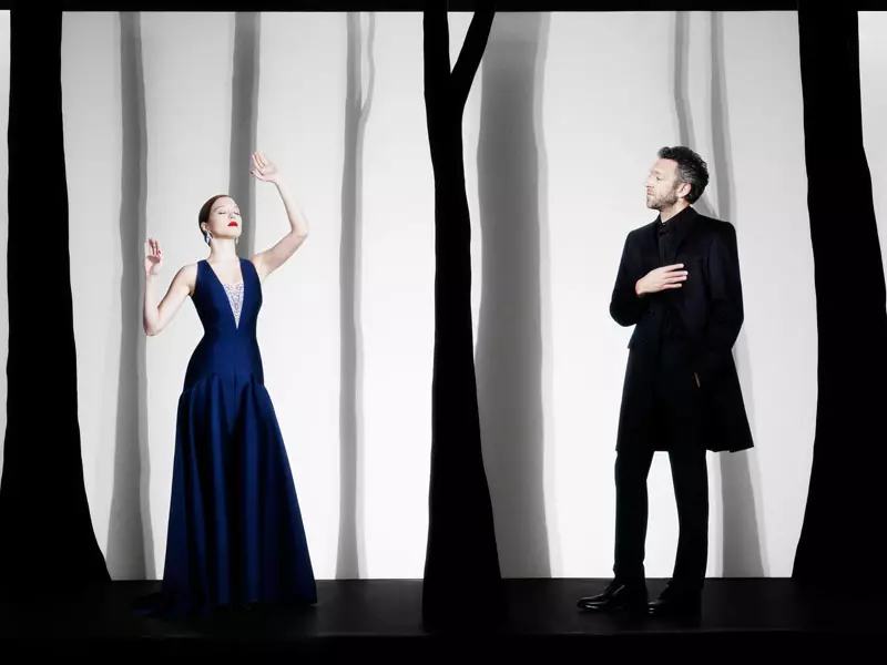 Léa Seydoux และ Vincent Cassel Pose สำหรับ Val & Musso ใน L'Express Styles