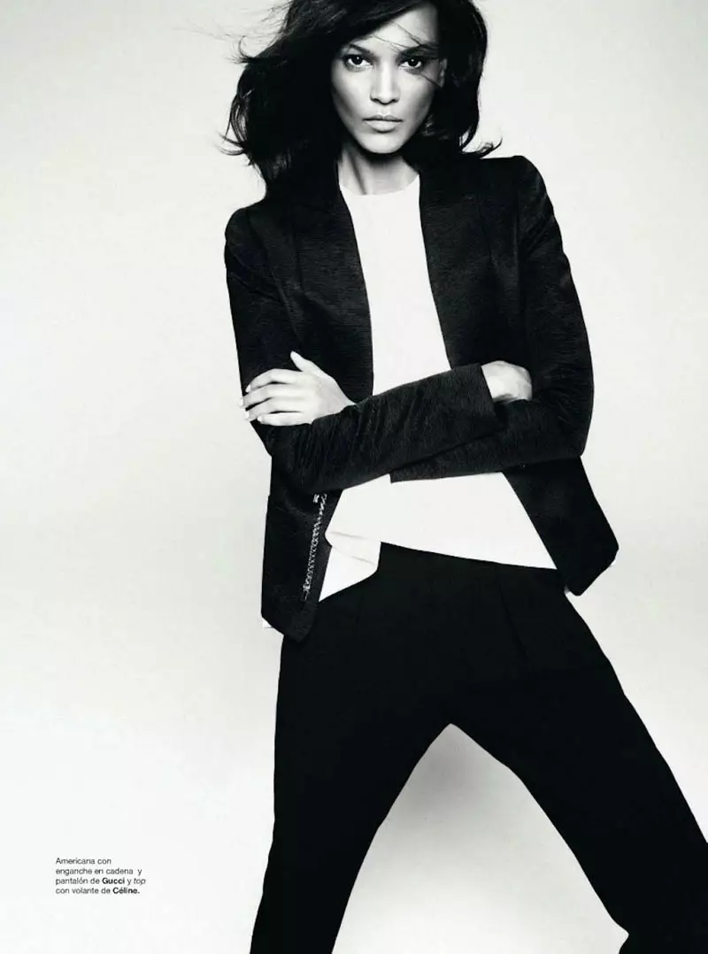 Liya Kebede pa Txema Yeste pou Harper's Bazaar Espay Me 2012