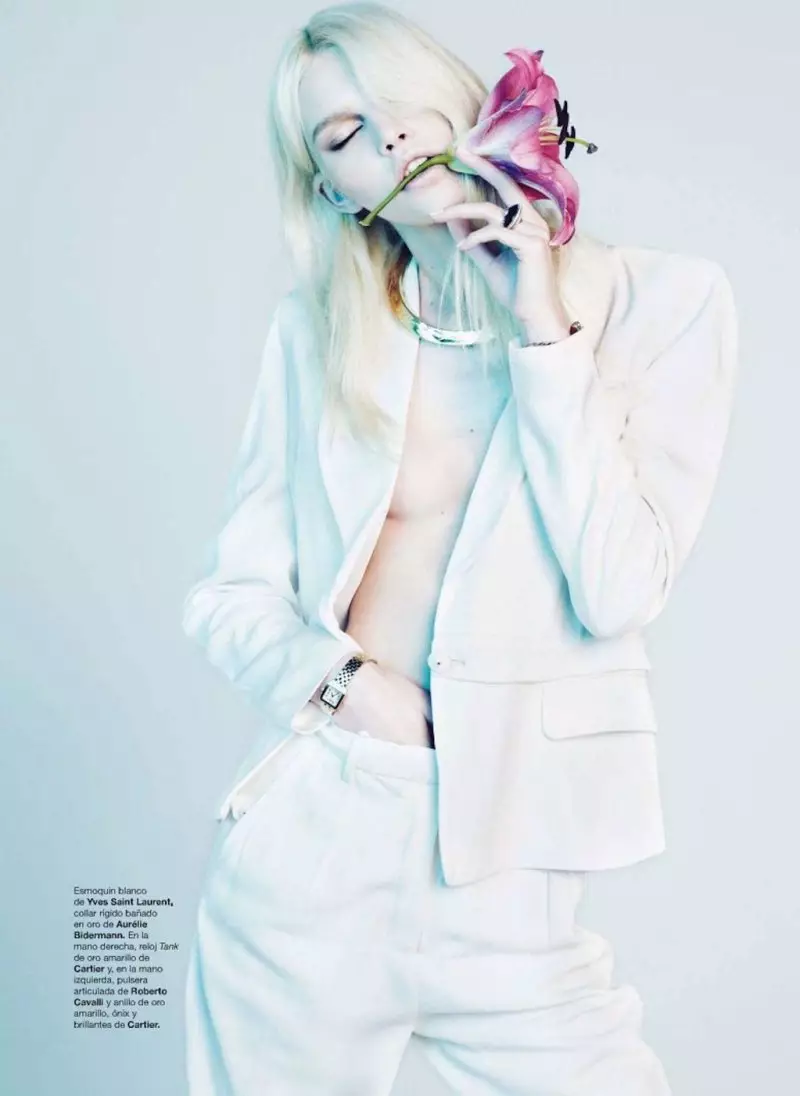 Aline Weber de Txema Yeste per a Harper's Bazaar Espanya desembre de 2011