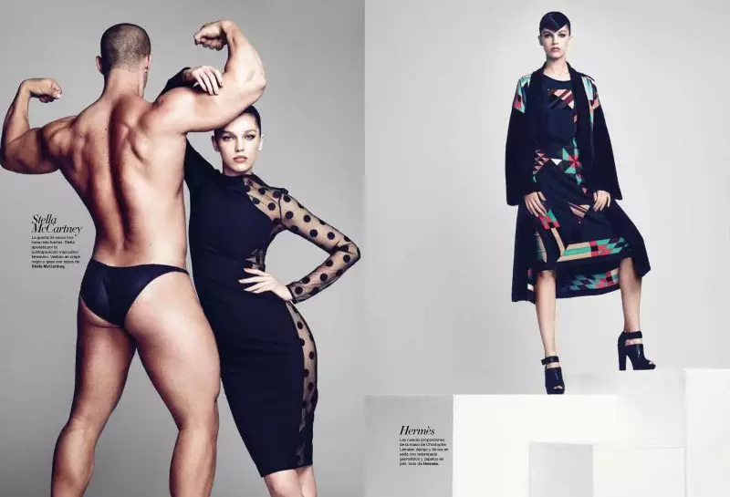 Samantha Gradoville avy amin'i Nico ho an'ny Harper's Bazaar Spain