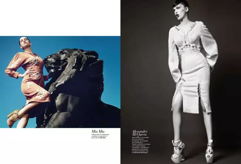 Samantha Gradoville vum Nico fir Harper's Bazaar Spuenien