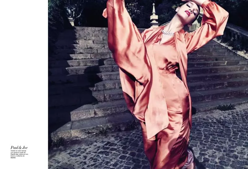 Samantha Gradoville na Nico kwa Harper's Bazaar Uhispania