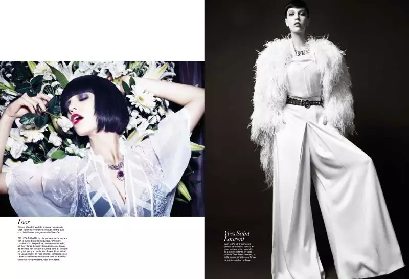 Samantha Gradoville ដោយ Nico សម្រាប់ Harper's Bazaar Spain