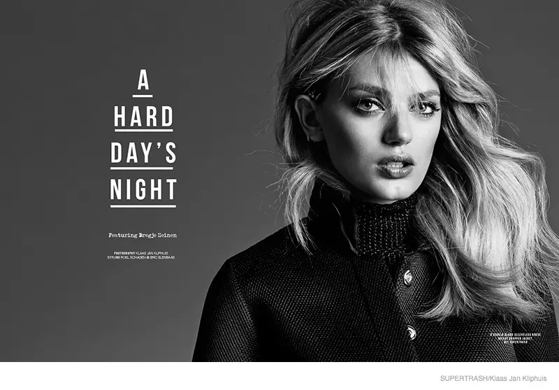 Bregje Heinen is Rock & Roll Glam in Supertrash Fall 2014 Ads by Klaas Jan Kliphuis