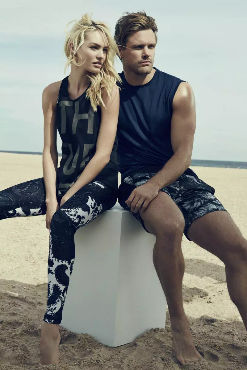 Sporty Glam: Candice Swanepoel Stars in The Upside Winter 2014 Ads