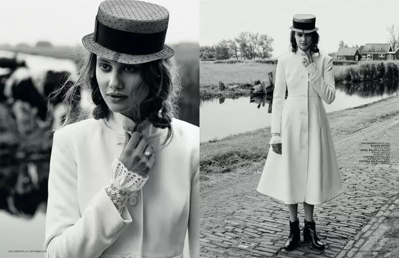 Queeny van der Zande na-aga obodo maka L'Officiel Netherlands