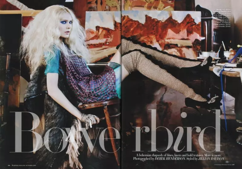 Natalie Hockey Derek Henderson-ek Harper's Bazaar Australiarako 2010eko urrian