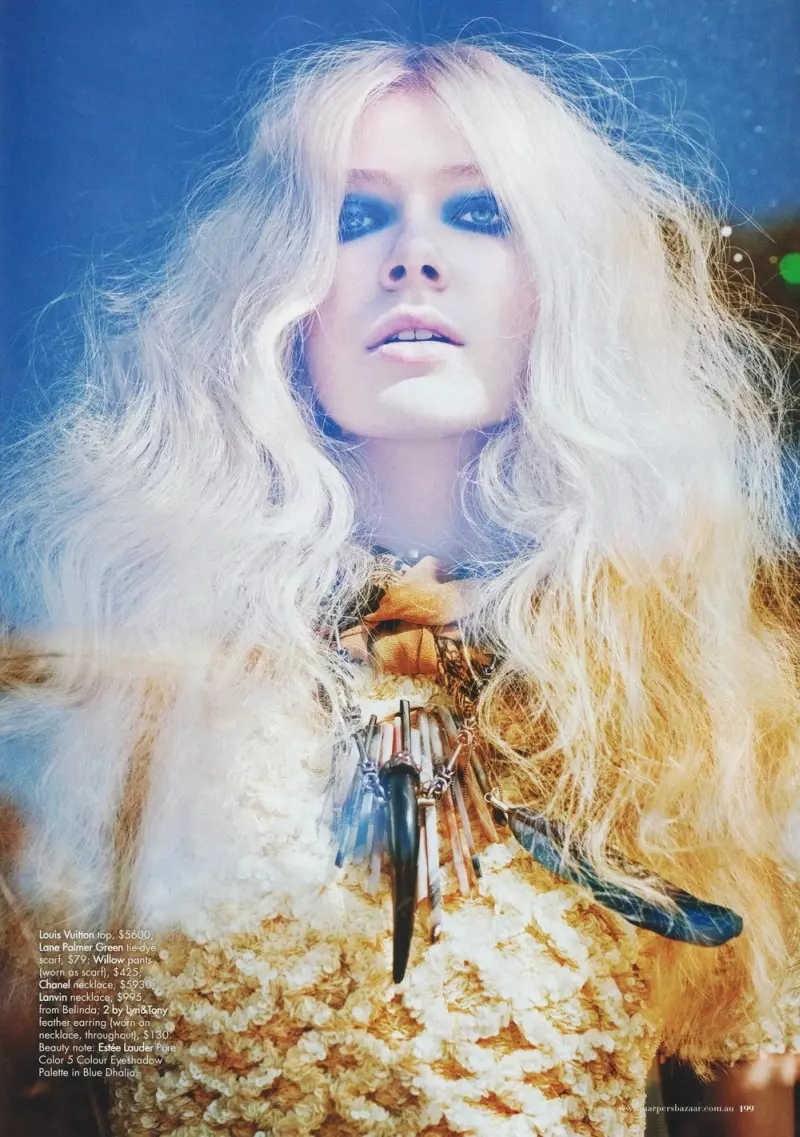 Harper's Bazaar Australia uchun Derek Xenderson tomonidan Natali Xokkey, 2010 yil oktyabr