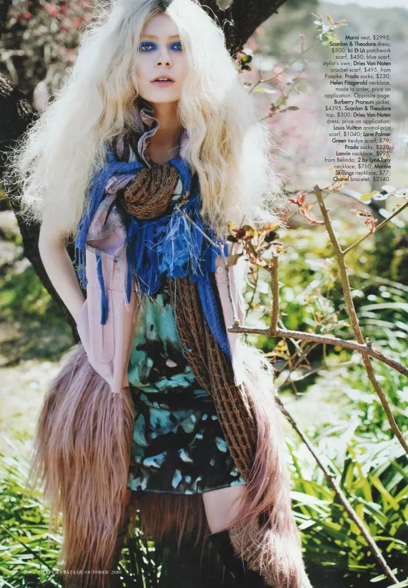 Natalie Hockey vum Derek Henderson fir Harper's Bazaar Australien Oktober 2010