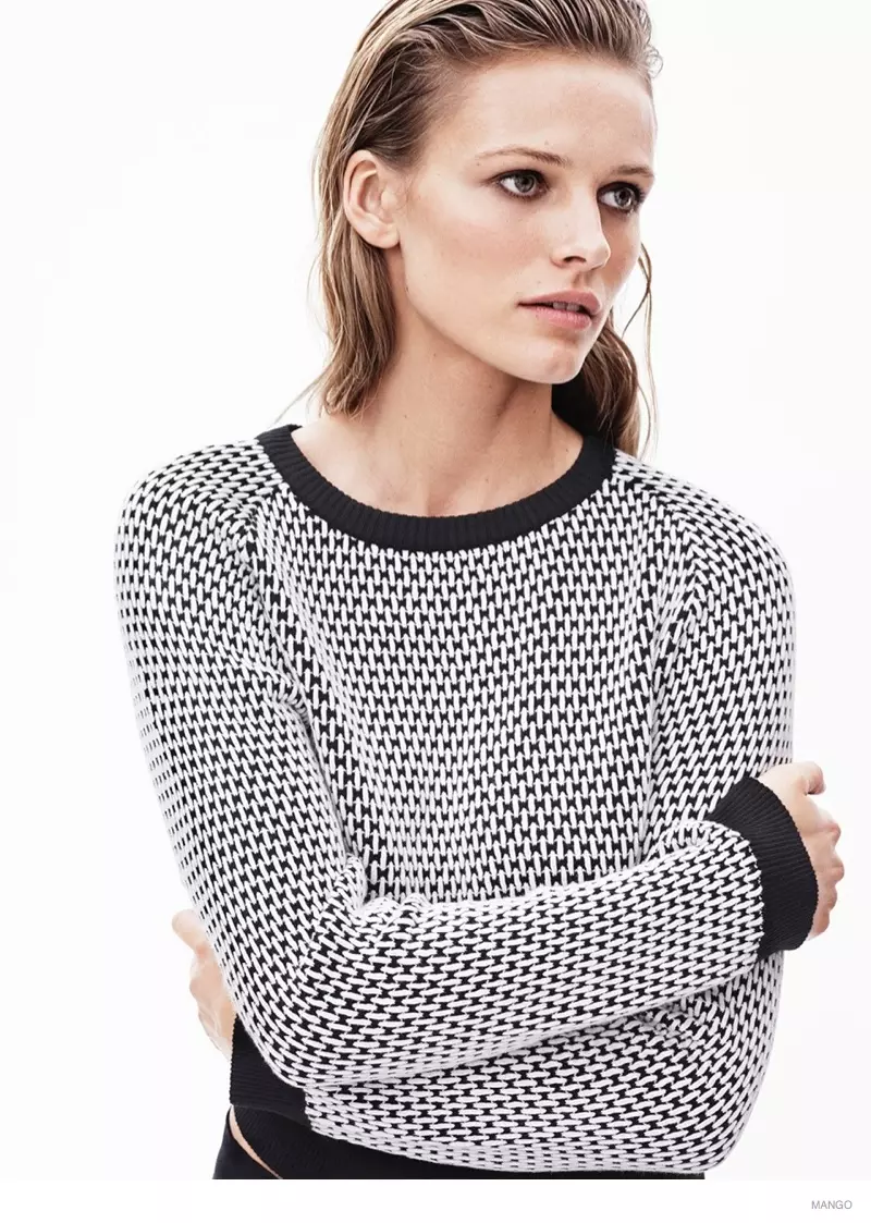 Edita Vilkeviciute i Minimal & Graphic Styles for Mango