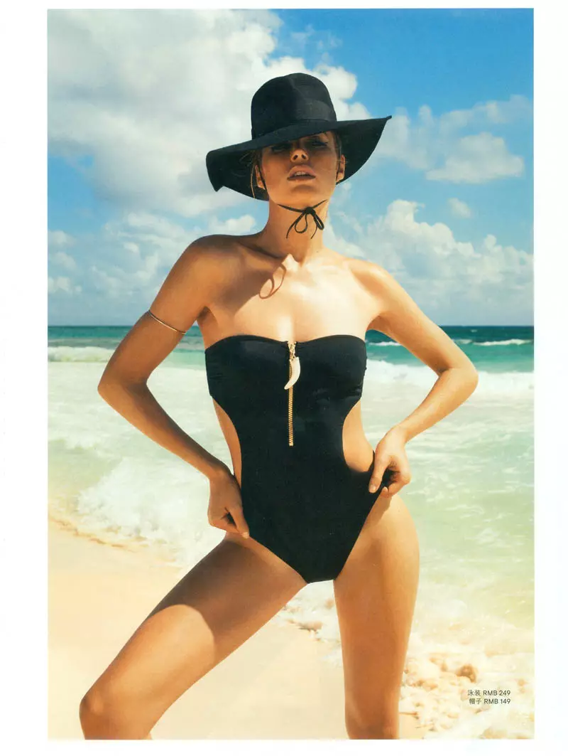 Doutzen Kroes schittert in H&M Magazine Zomer 2013 door Terry Richardson