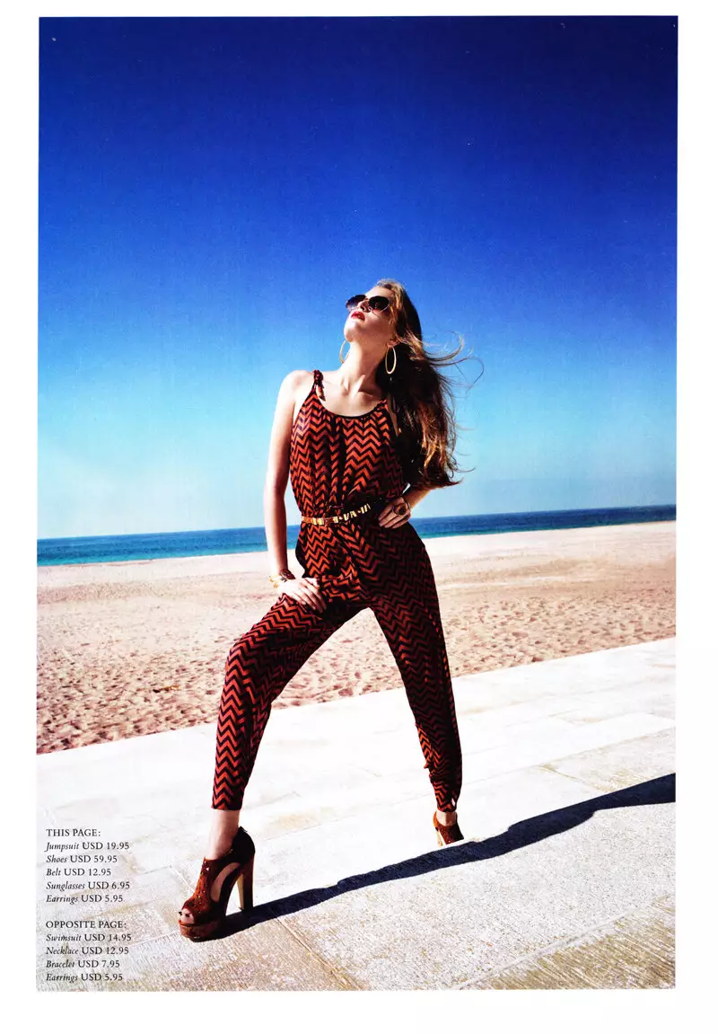 H&M Magazine Yay 2011 üçün Cédric Buchet tərəfindən Alla Kostromicheva