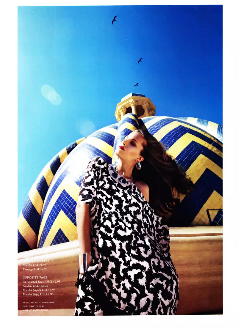 Alla Kostromicheva ni Cédric Buchet alang sa H&M Magazine Summer 2011