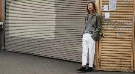 Daria Werbowy porta aspectes sense gènere als anuncis de primavera d'AG Jeans