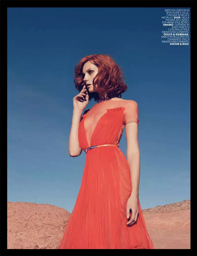 Heather Marks oleh Paul Schmidt untuk Marie Claire Italia Mei 2012