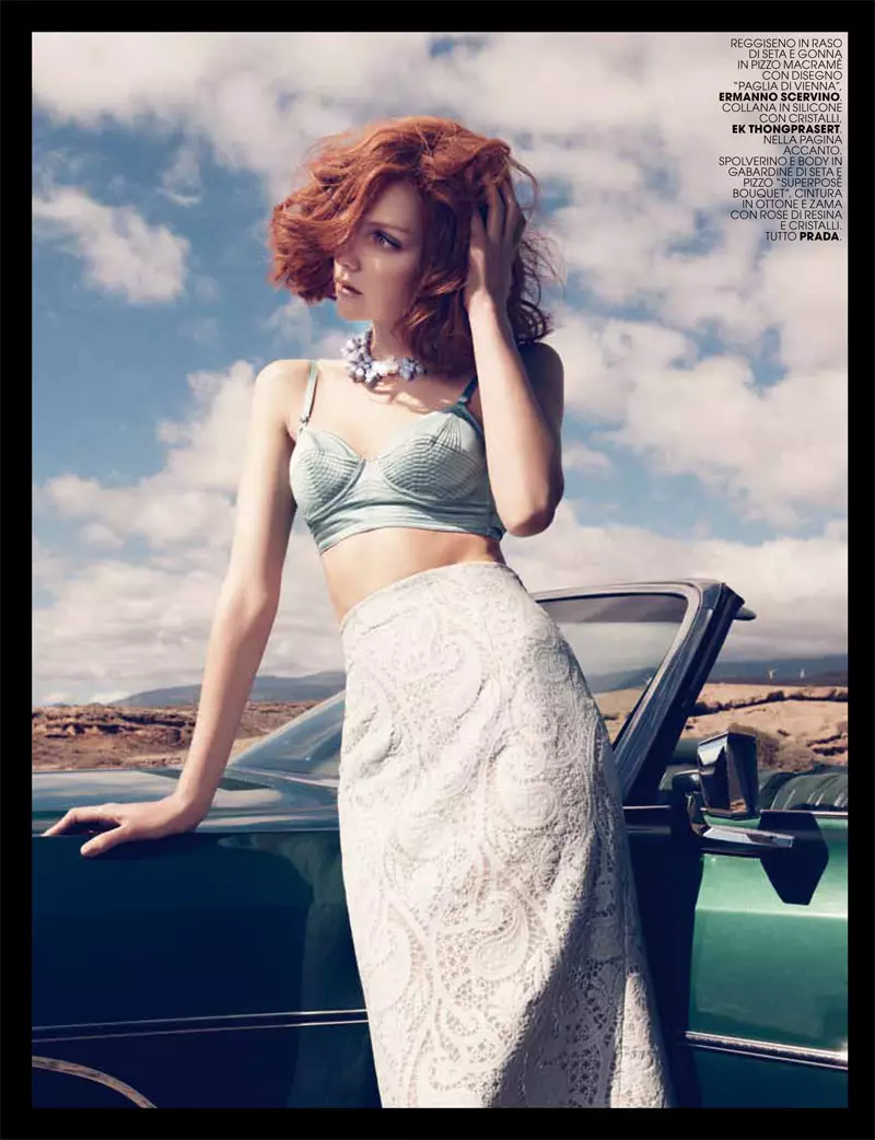 Heather Marks ni Paul Schmidt para sa Marie Claire Italia Mayo 2012