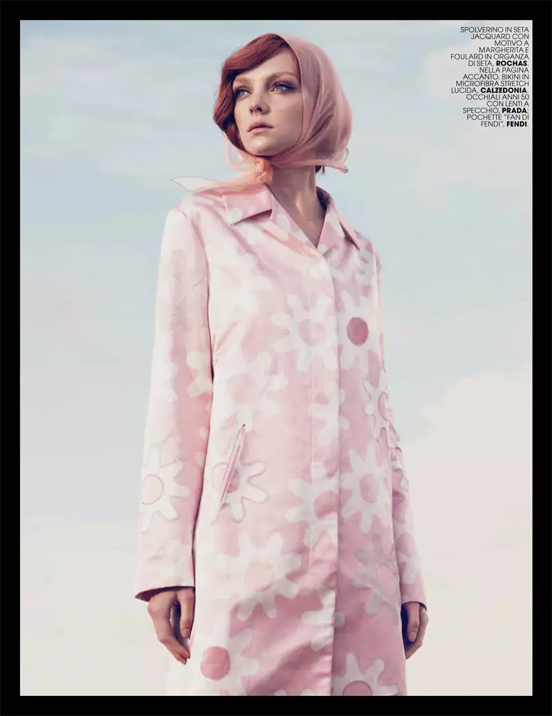 Heather Marks oleh Paul Schmidt untuk Marie Claire Italia Mei 2012