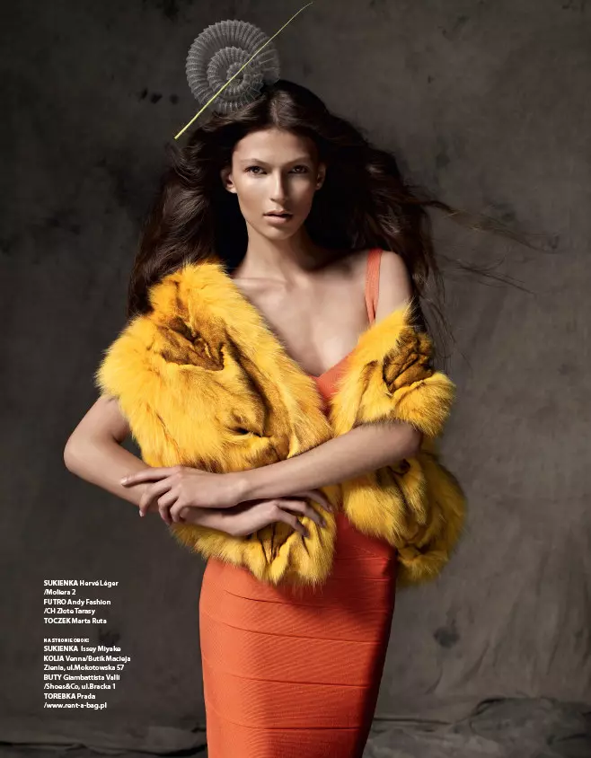 Emilia Nawarecka wolemba Marcin Tyszka wa Glamour Poland October 2011