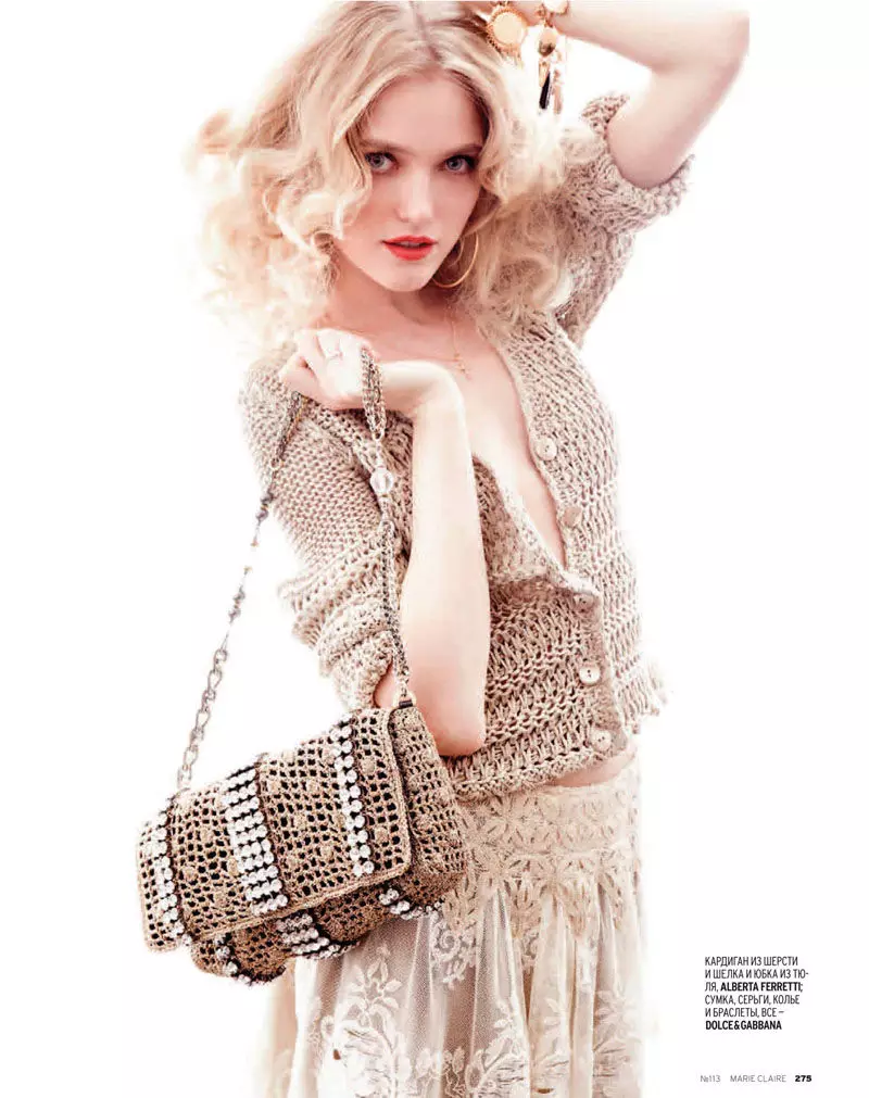 Vlada Roslyakova for Marie Claire Russia Matshi 2011 ngu-Alan Gelati