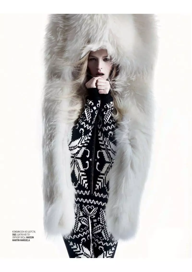 Iza Olak vum Alan Gelati fir Marie Claire Russland Januar 2011